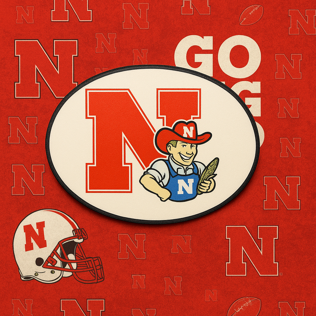Husker Trailer Hitch Cover
