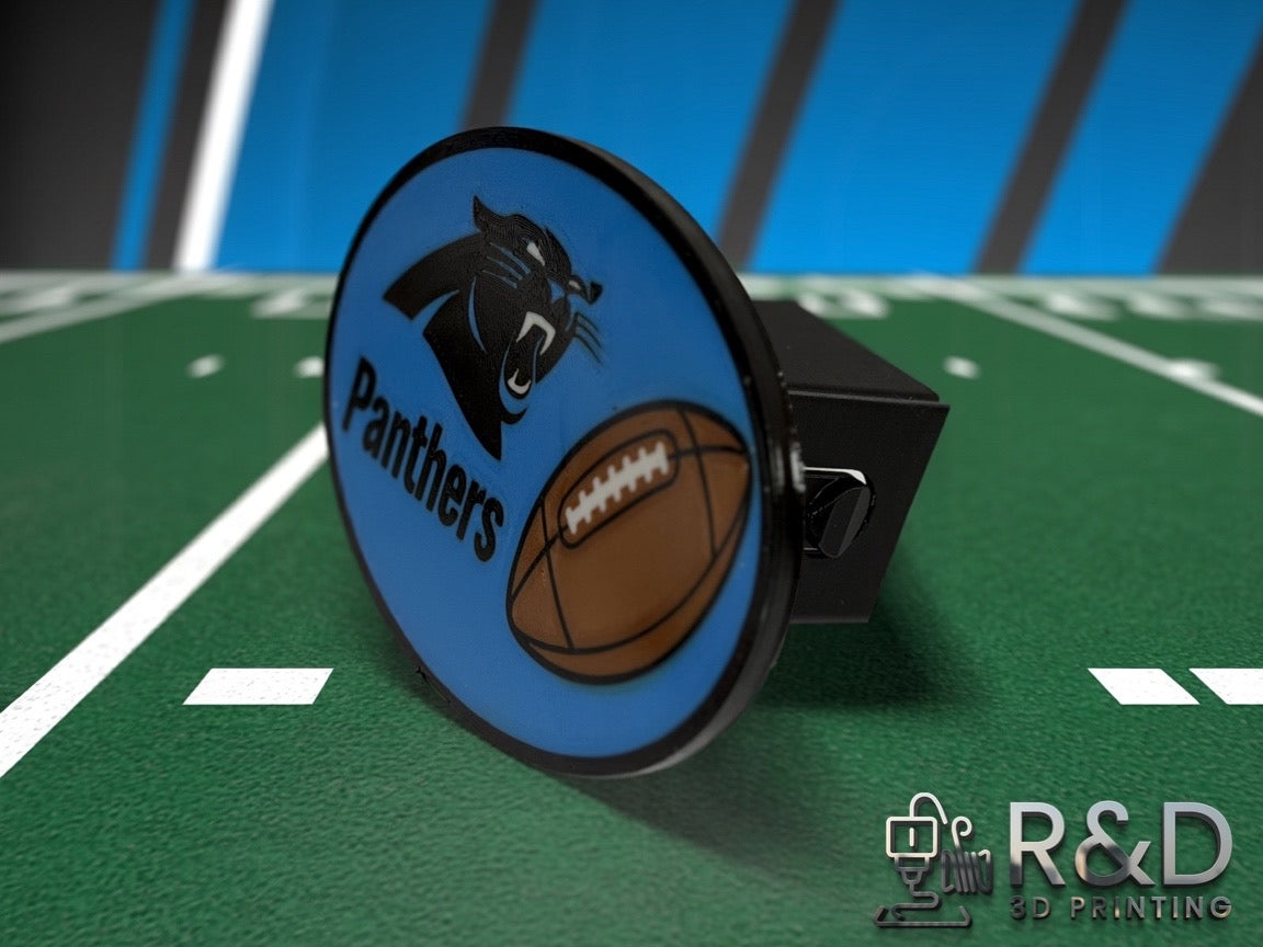 Carolina Panthers Trailer Hitch Cover