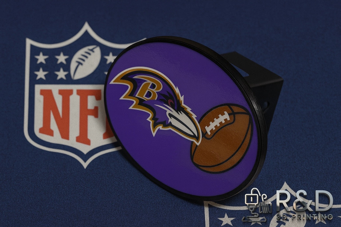 Baltimore Ravens Trailer Hitch Cover