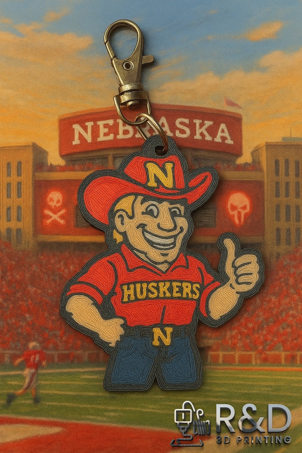Herbie Husker Bag Charm