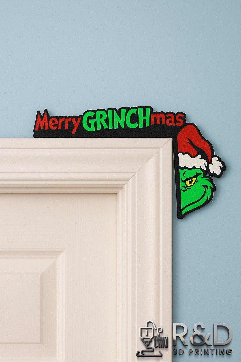 Merry Grinchmas Door Corner