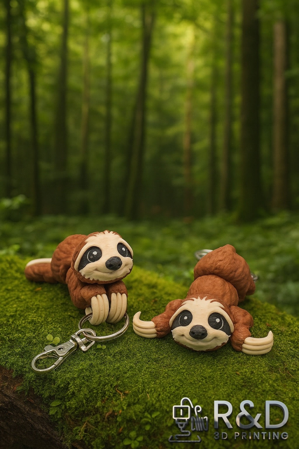 Mini Sloth Bag Charm