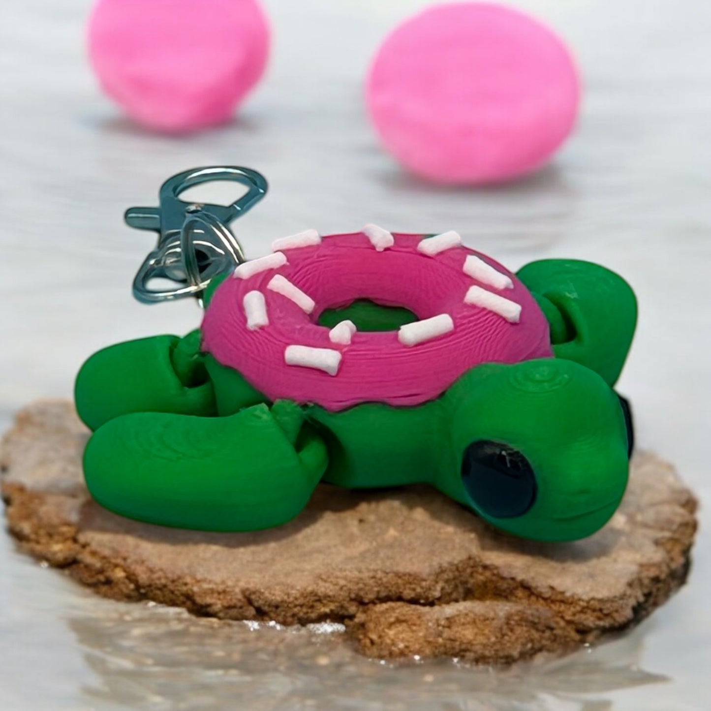 Donut Turtle Bag Charm