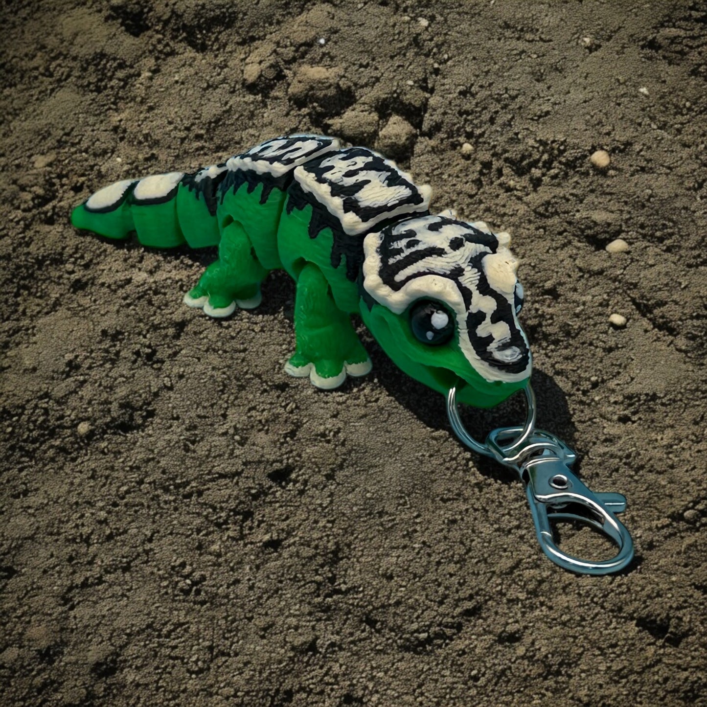 Mini Crested Gecko Bag Charm