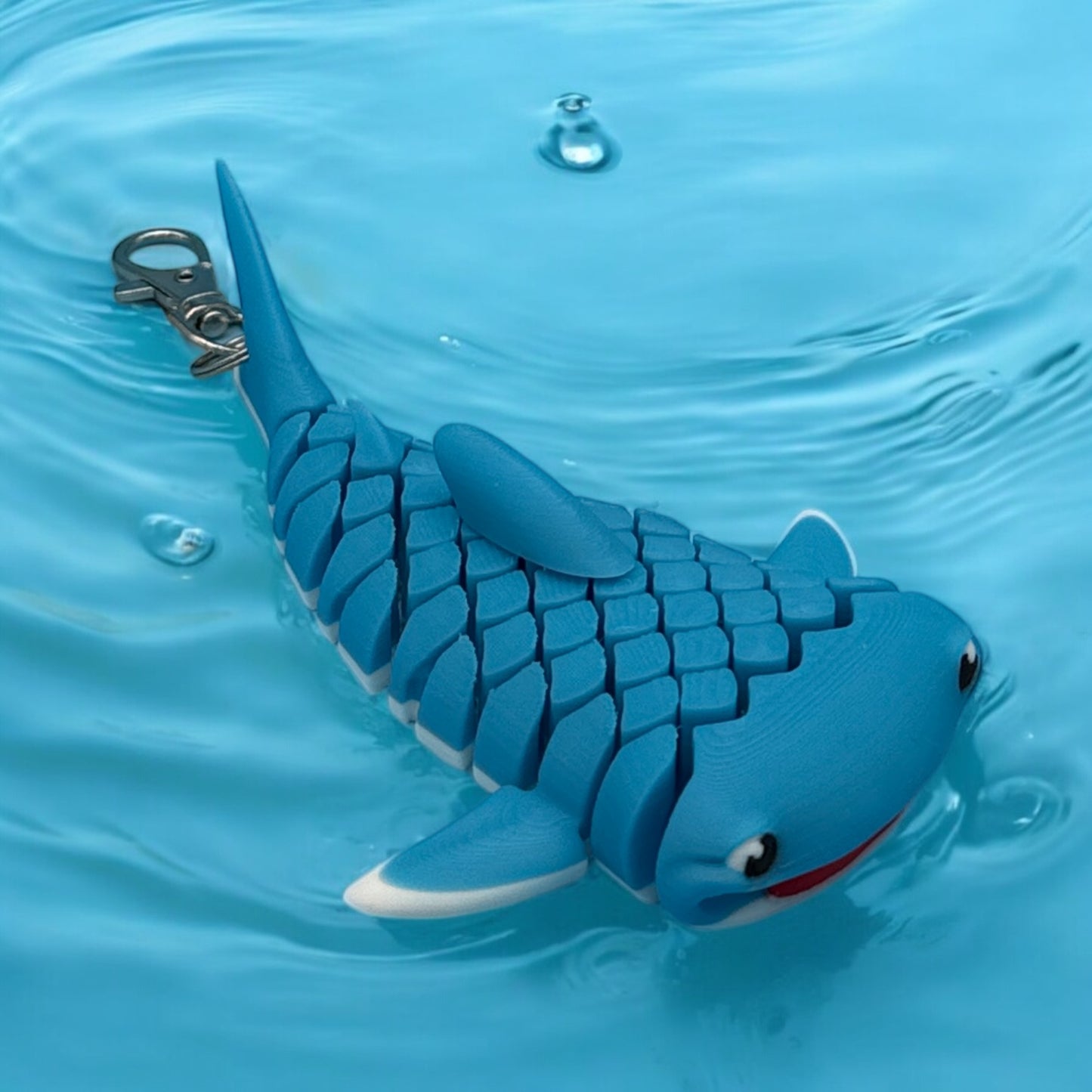 Mark, the Whale Shark Bag Charm