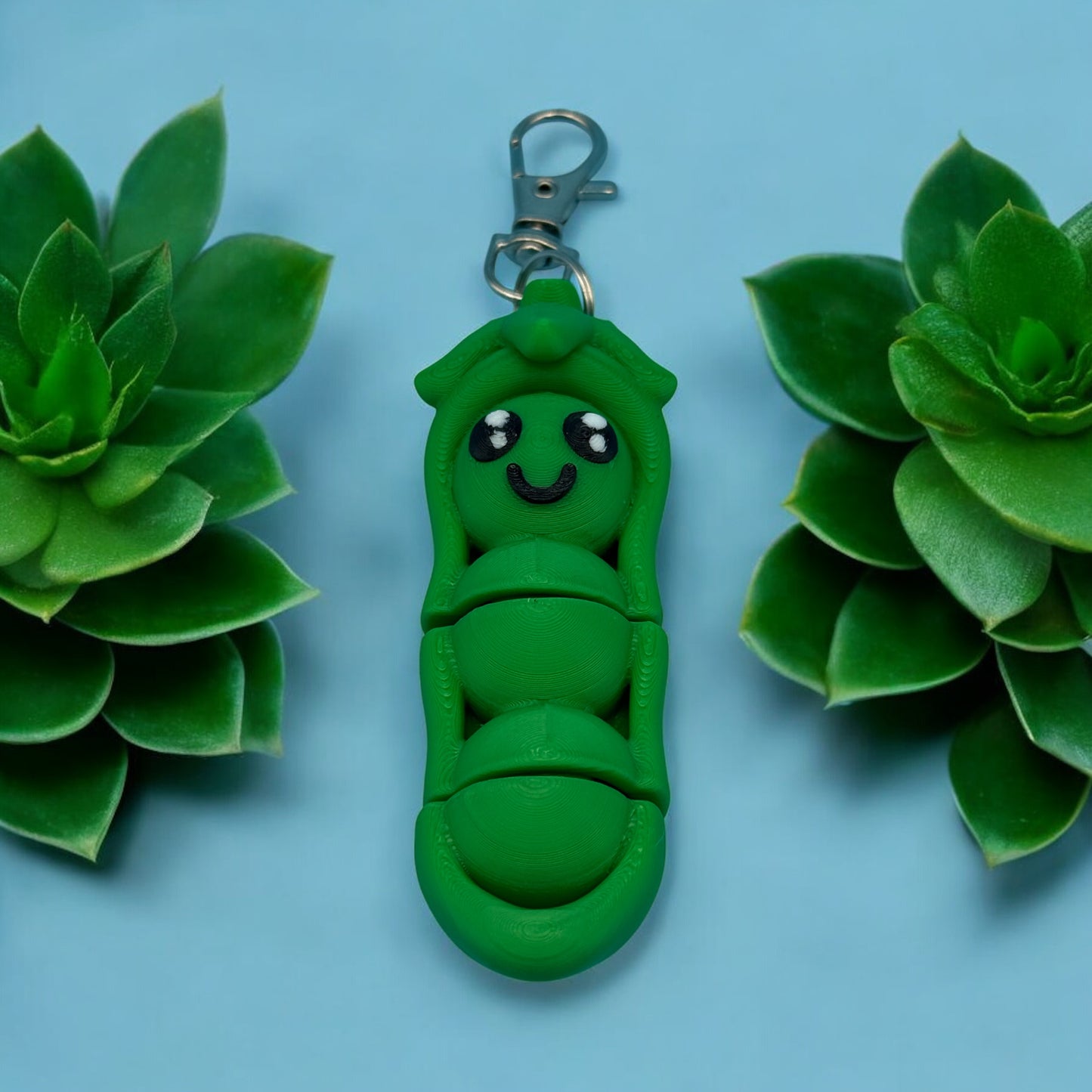 Pea Pod Bag Charm