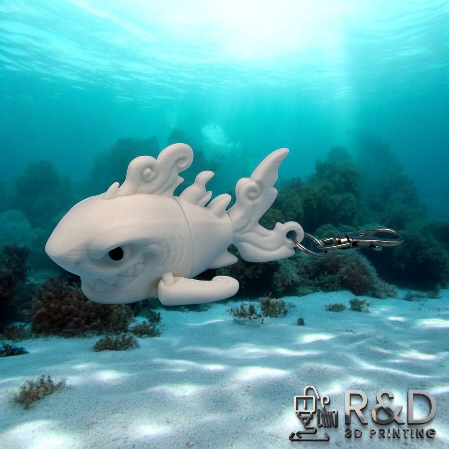 Elemental Wind Shark Bag Charm