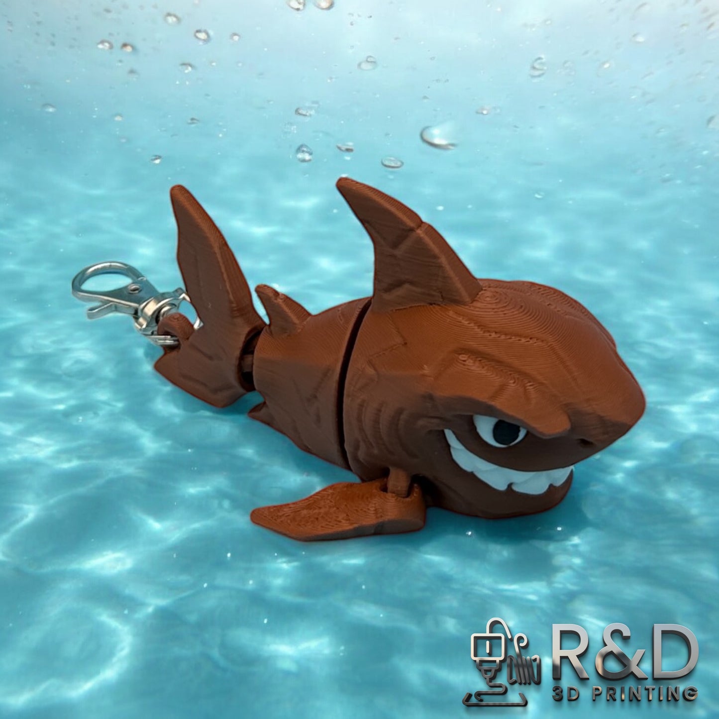 Elemental Earth Shark Bag Charm