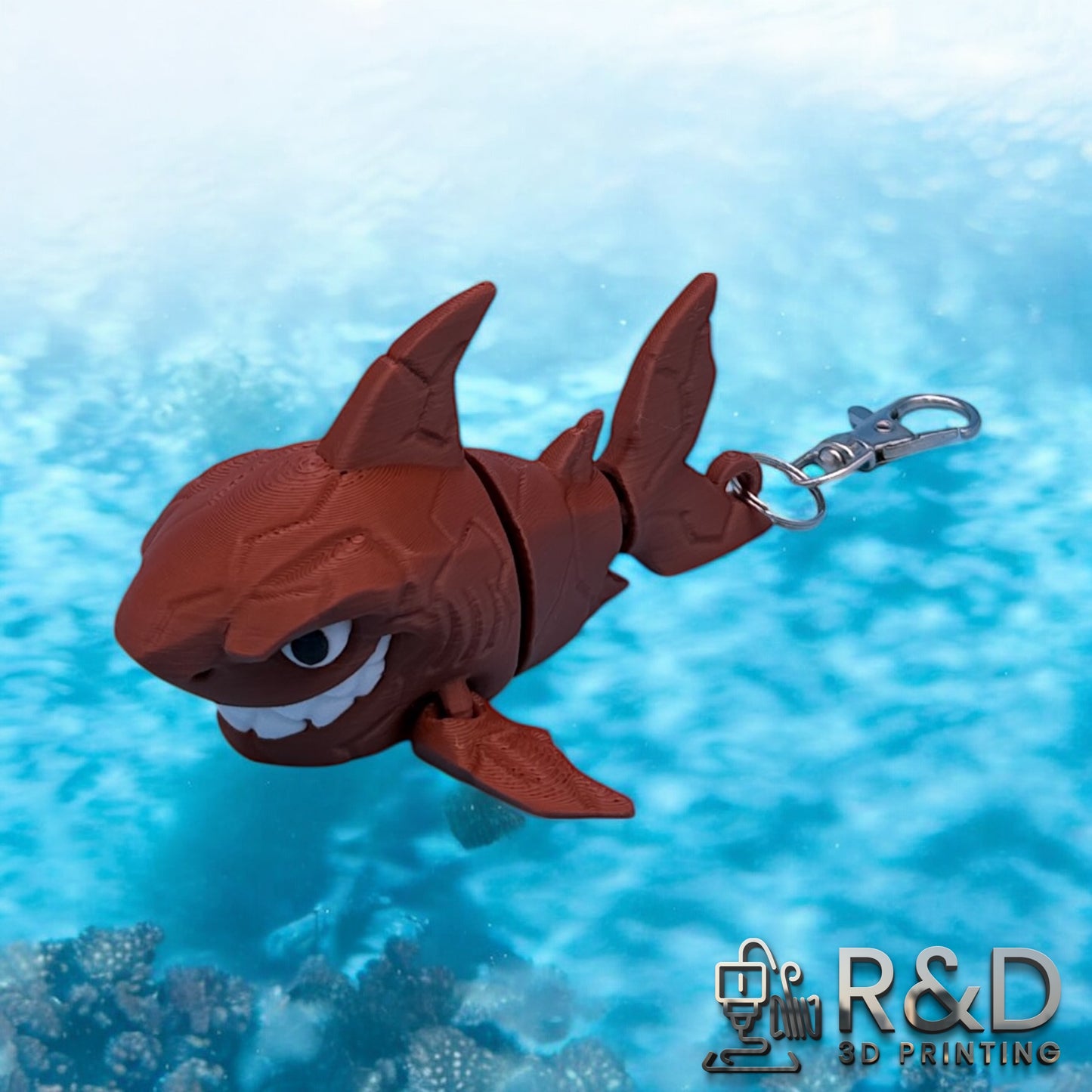 Elemental Earth Shark Bag Charm