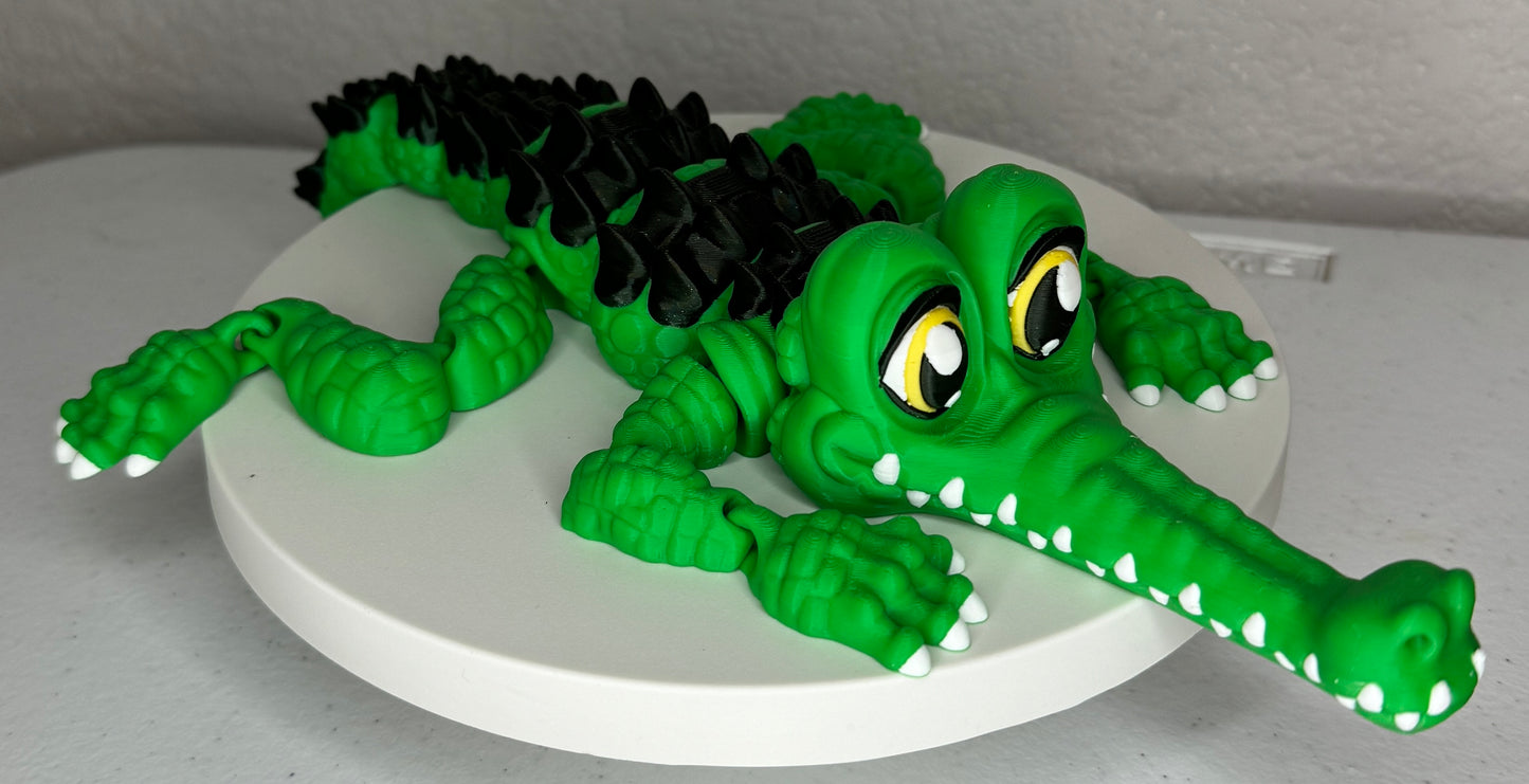 Fish Eating Crocodile