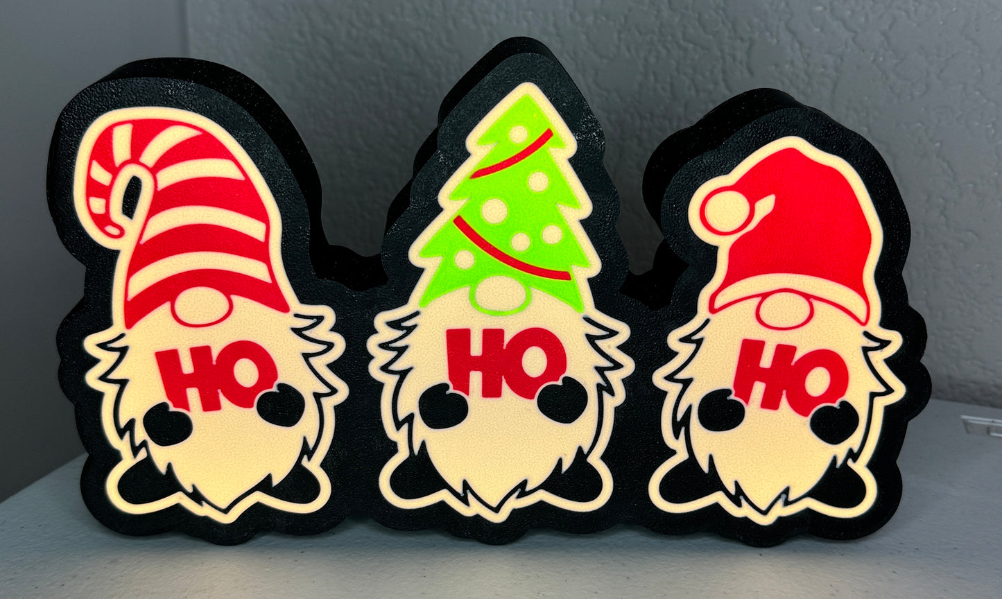 Christmas Gnome Light Box