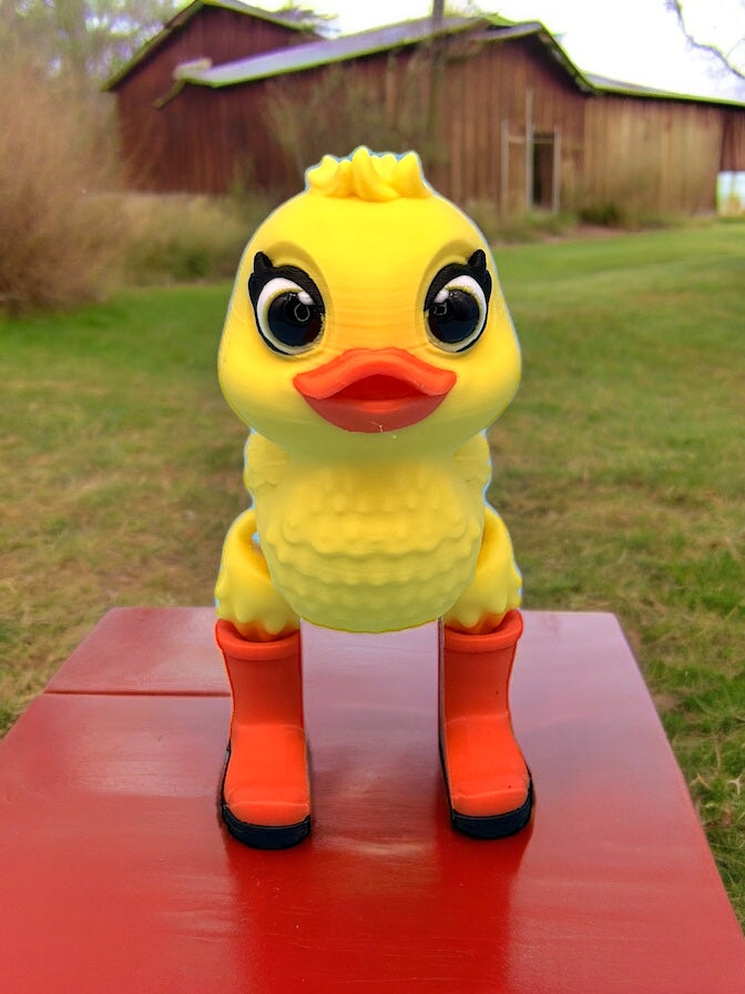Duck with Boots