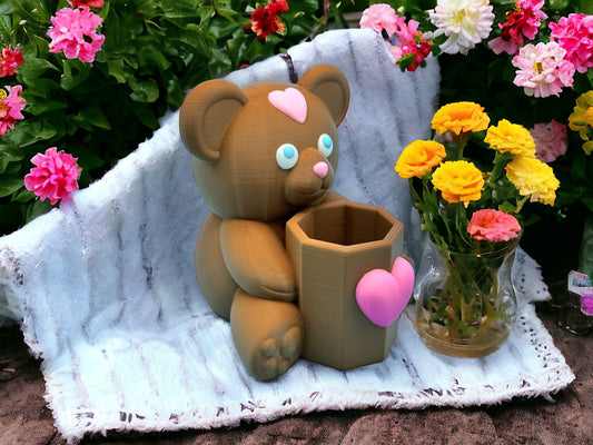 Teddy Bear Pen Holder