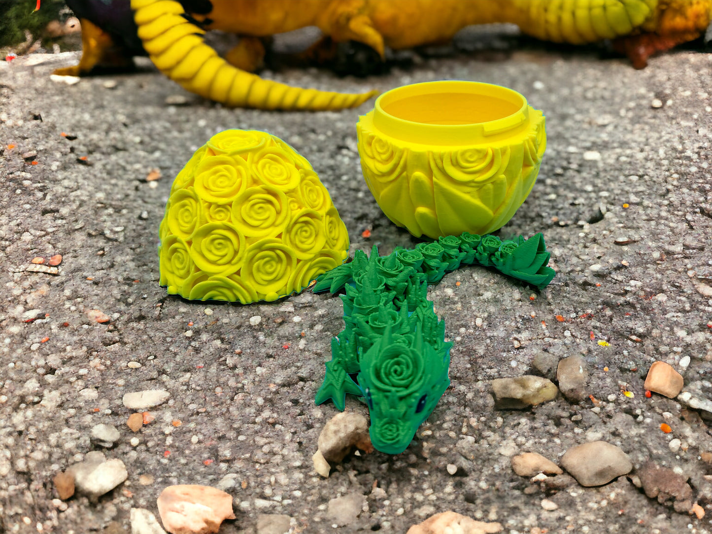 Rose Dragon Egg w/ Dragon