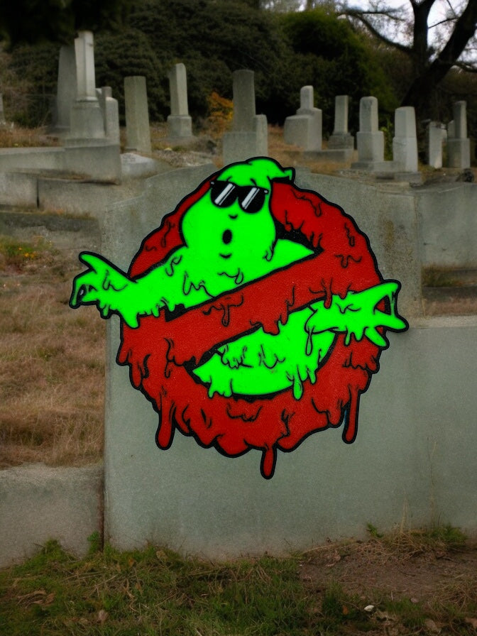 Ghostbuster Oozing Slimer Wall Art