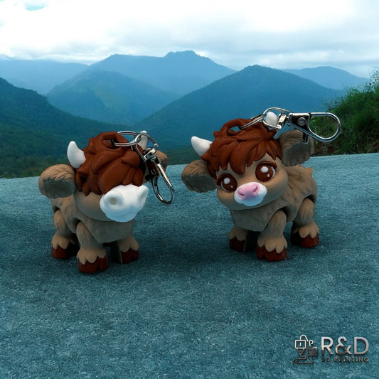 Highland Mini Cow Bag Charm
