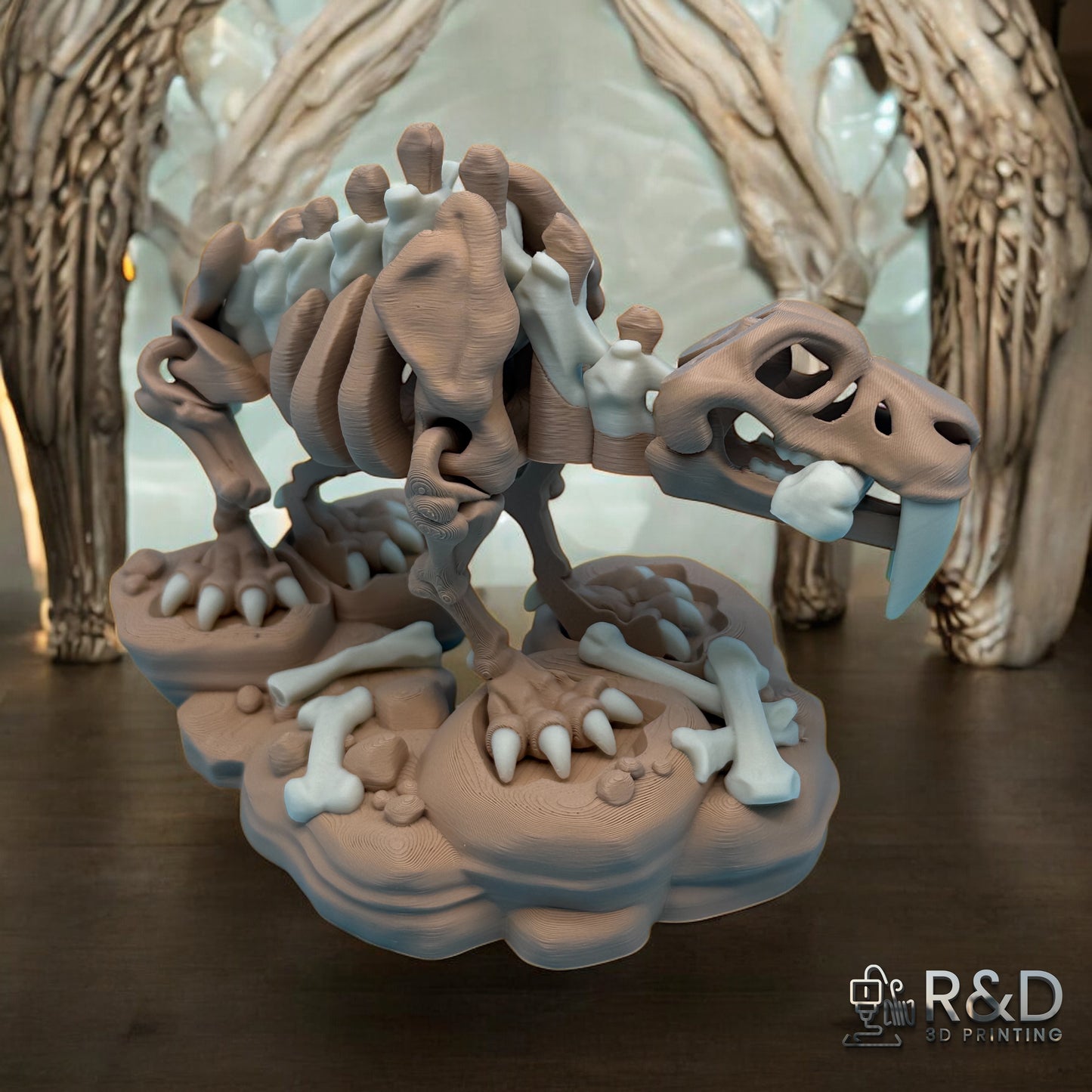 Skeleton Saber Tooth Tiger