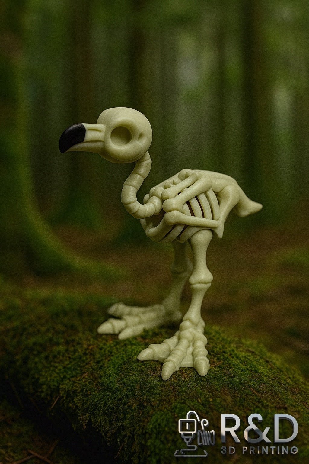 Skeleton Flamingo