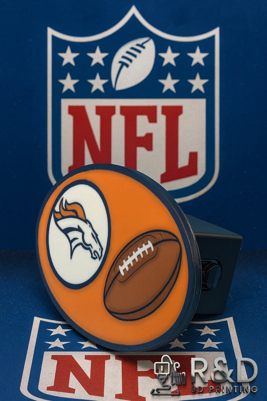 Denver Broncos Trailer Hitch Cover