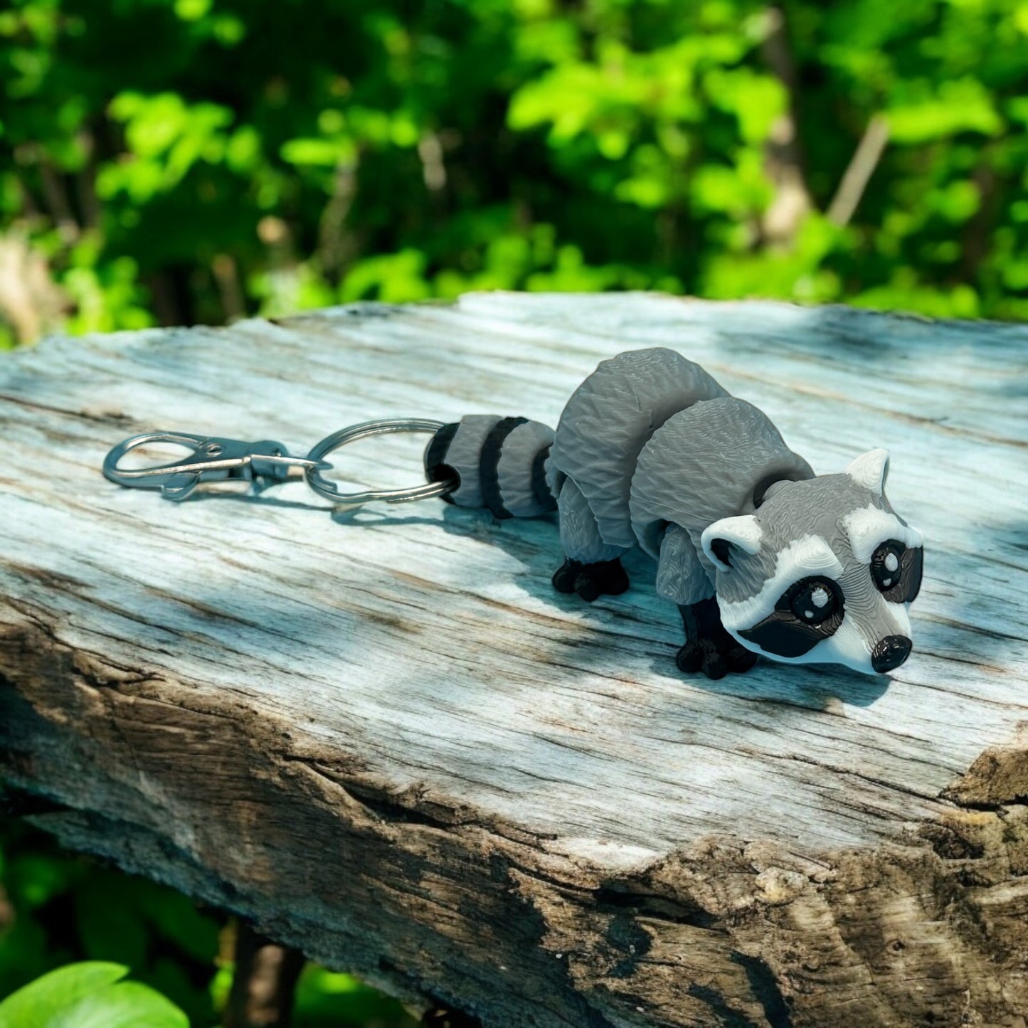 Mini Racoon Bag Charm