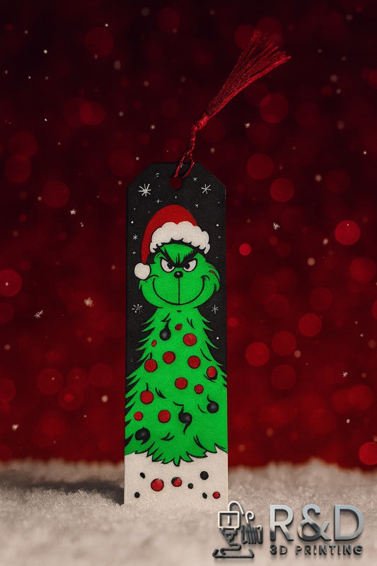Grinch Xmas Bookmark
