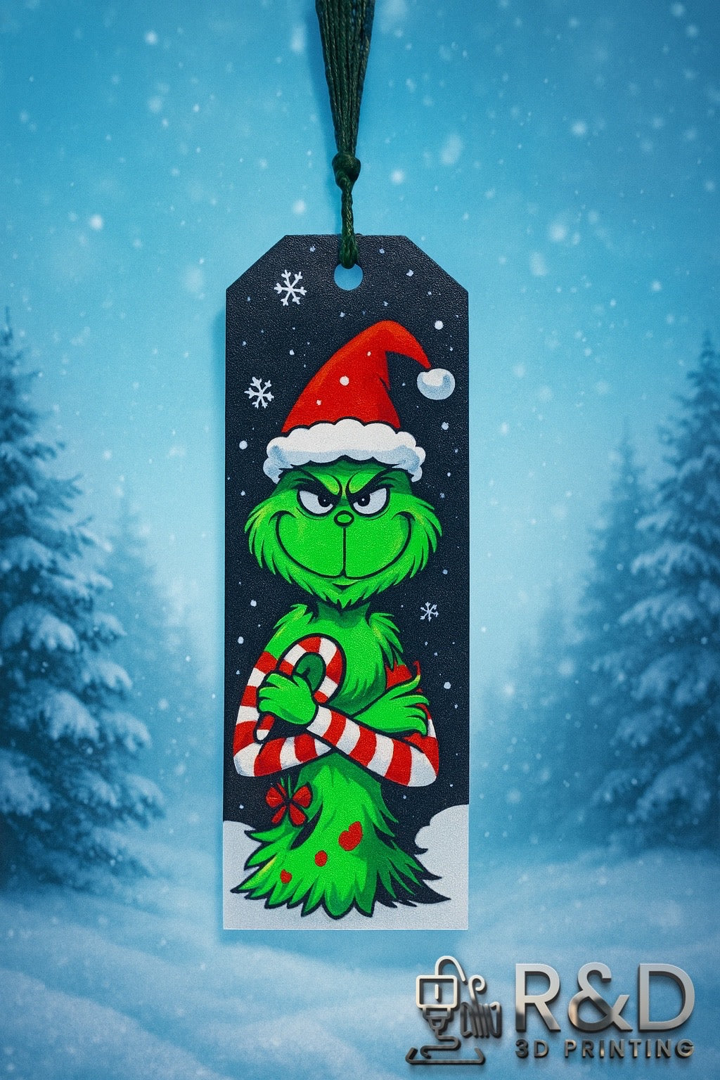 Grinch Xmas Bookmark
