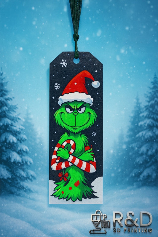 Grinch Xmas Bookmark
