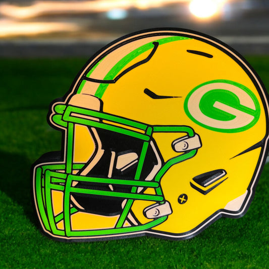 Green Bay Packers Helmet Light Box