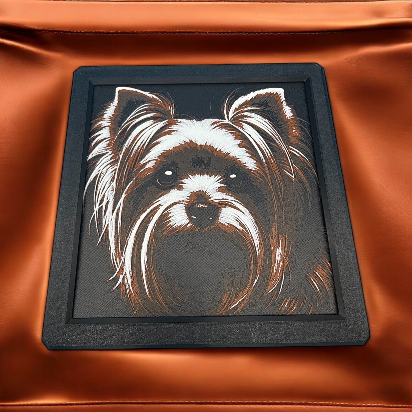 Yorkshire Terrier Hue Forge w/ Frame