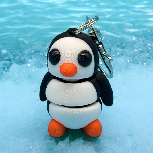 Tiny Penguin Bag Charm