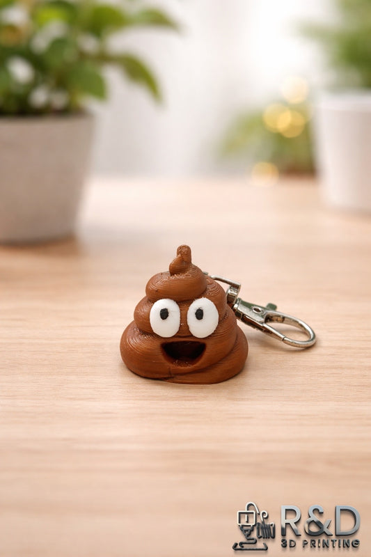 Poop Emoji Bag Charm
