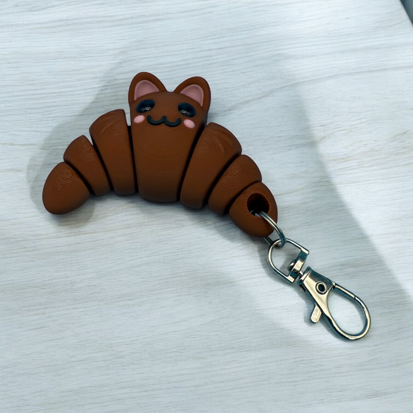 Cat-ssant Keychain