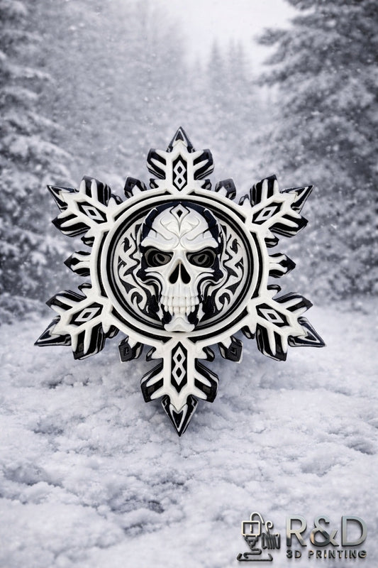 Skull Flake Wall Hanging