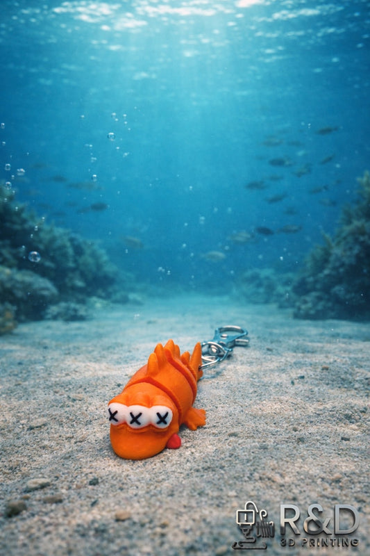 Dead 3 Eyed Fish Bag Charm