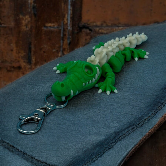 Mini Crocodile Bag Charm