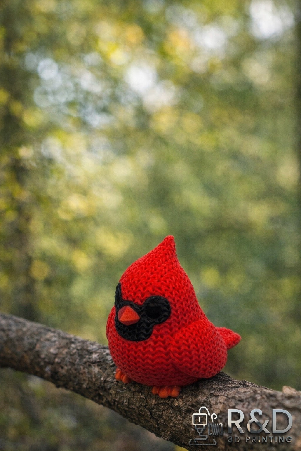 Crocheted Cardinal
