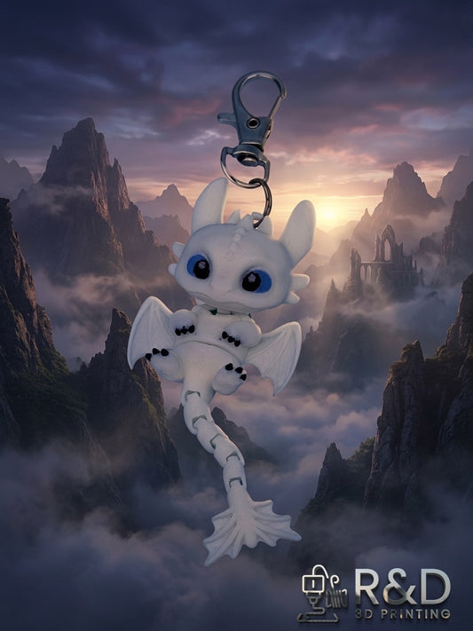 Light Fury Bag Charm