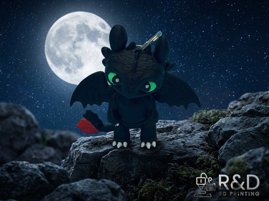 Night Fury Bag Charm