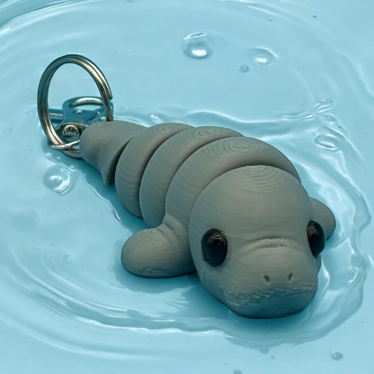 Baby Manatee Bag Charm