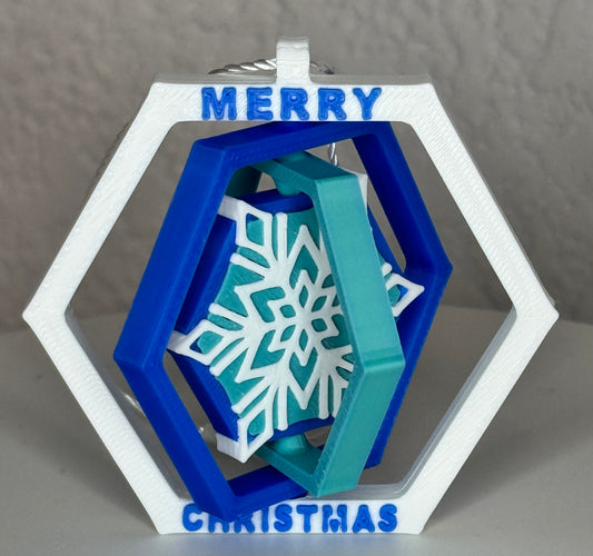 Snowflake Spinner Ornament