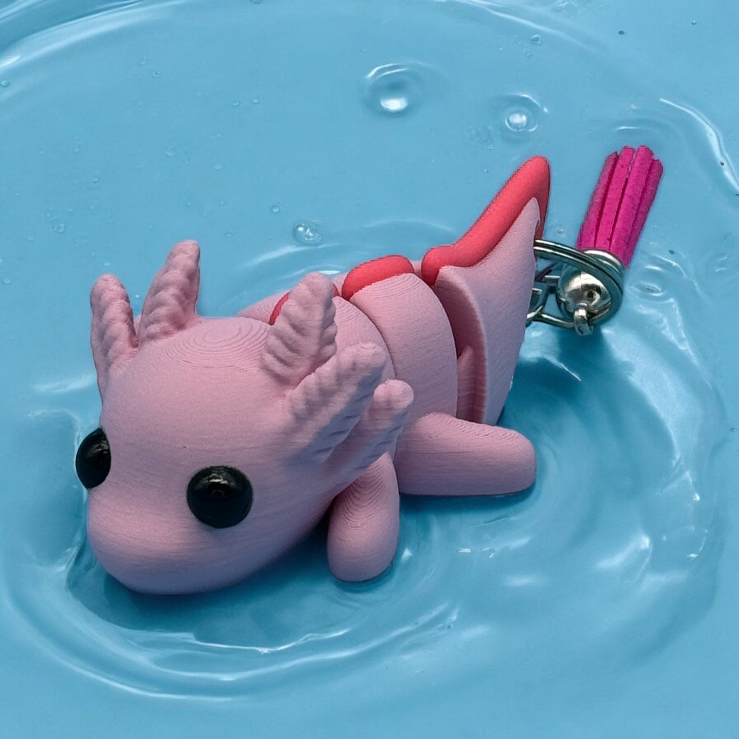 Baby Axolotl Bag Charm