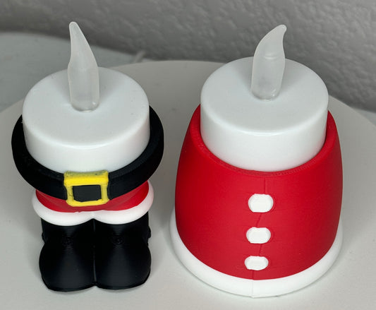 Mr. & Mrs. Claus Tea Light Holders