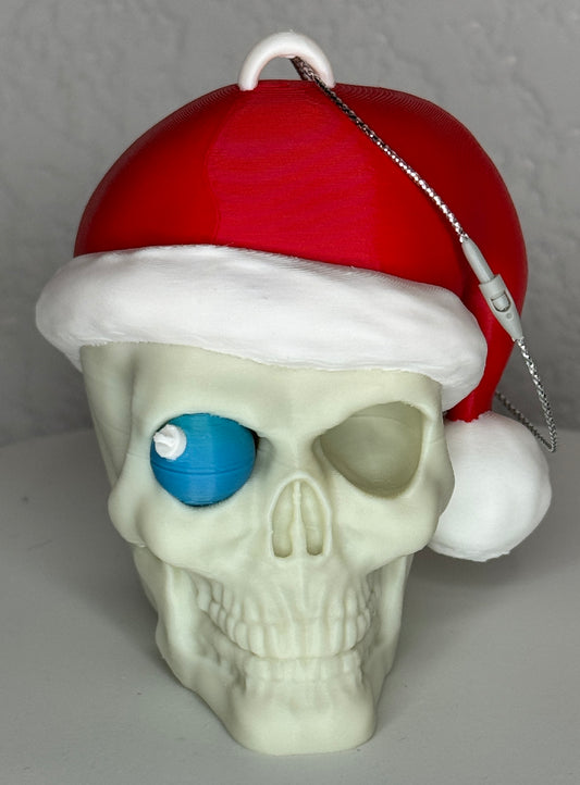 Holiday Skull Ornament