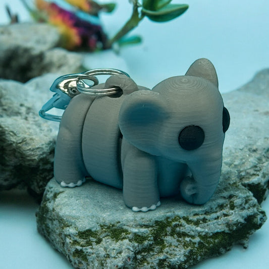 Baby Elephant Bag Charm