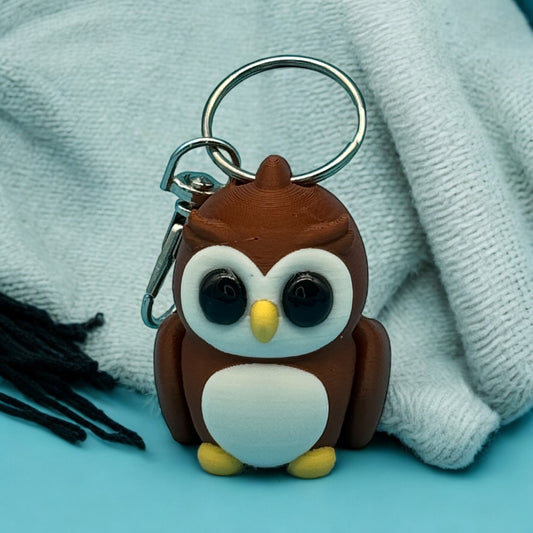 Baby Owl Bag Charm