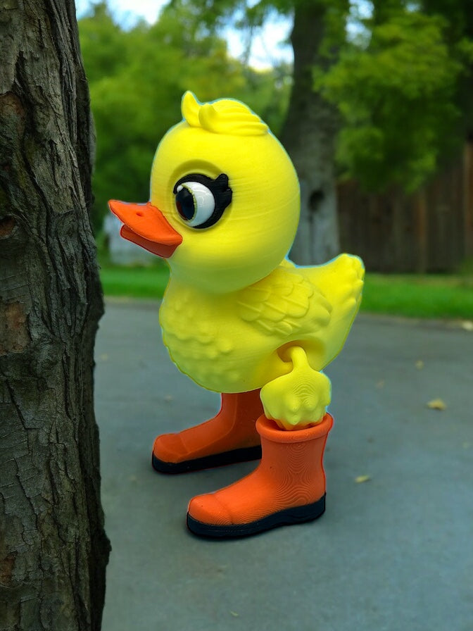 Duck with Boots