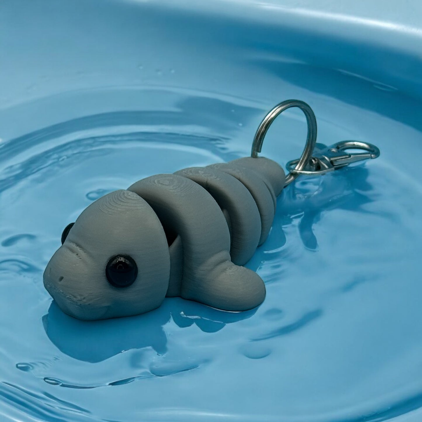 Baby Manatee Bag Charm