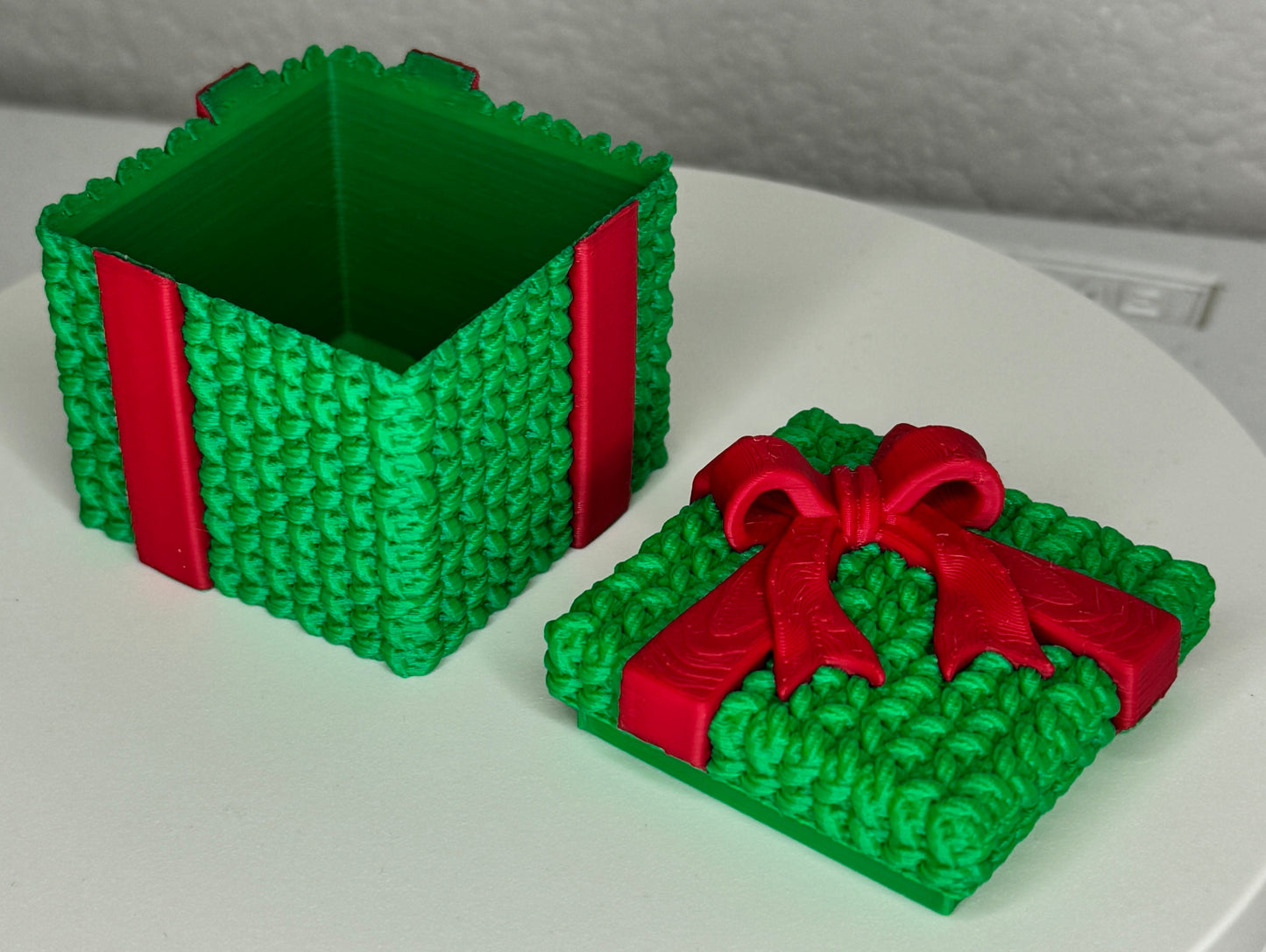 Crocheted Gift Box