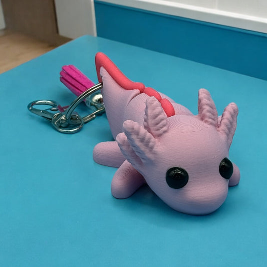 Baby Axolotl Bag Charm