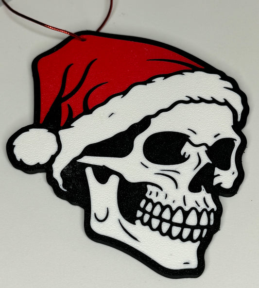 Santa Skull Ornaments